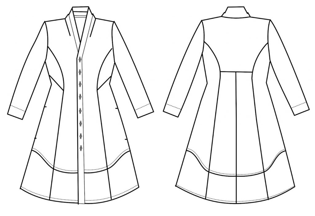 kimonokleid-techn-zeichnung